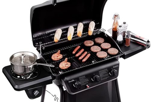 Photo of the Char-Broil Classic 360 with food cooking